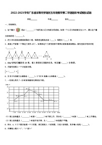 2022-2023学年广东省深圳市罗湖区五年级数学第二学期期末考试模拟试题含解析