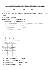 2022-2023学年新疆乌鲁木齐市新市区数学五年级第二学期期末达标检测试题含解析