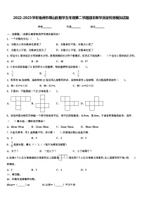 2022-2023学年梧州市蝶山区数学五年级第二学期期末教学质量检测模拟试题含解析