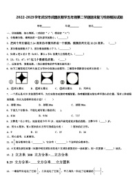 2022-2023学年武汉市武昌区数学五年级第二学期期末复习检测模拟试题含解析