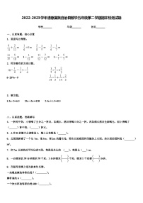 2022-2023学年清原满族自治县数学五年级第二学期期末检测试题含解析