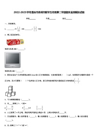 2022-2023学年清远市连州市数学五年级第二学期期末监测模拟试题含解析