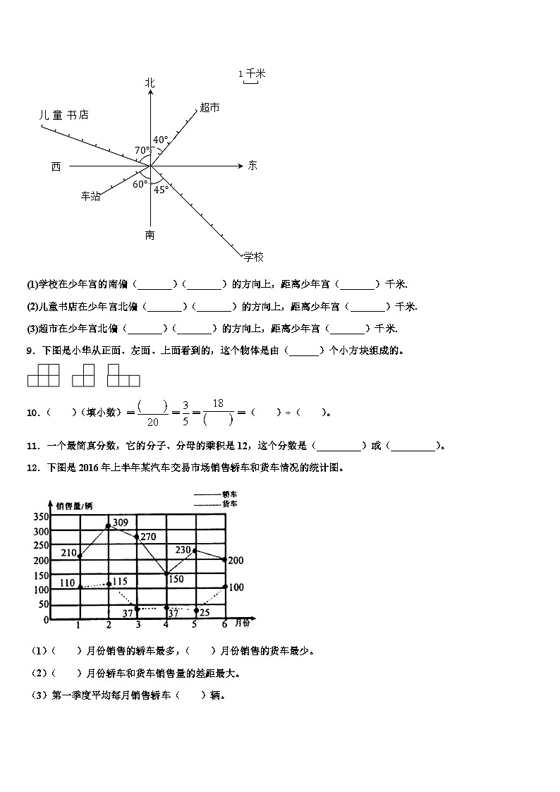 2022-2023学年湖北省黄石市大冶市数学五下期末质量跟踪监视模拟试题含解析02