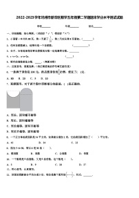 2022-2023学年沧州市新华区数学五年级第二学期期末学业水平测试试题含解析