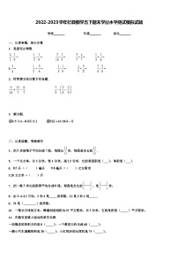 2022-2023学年杞县数学五下期末学业水平测试模拟试题含解析