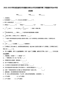 2022-2023学年湖北省武汉市武昌区余家头小学五年级数学第二学期期末学业水平测试试题含解析