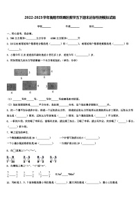 2022-2023学年衡阳市珠晖区数学五下期末达标检测模拟试题含解析