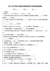 2022-2023学年辽宁省铁岭市清河区数学五下期末达标检测试题含解析