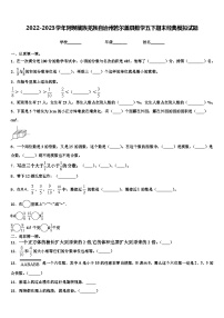 2022-2023学年阿坝藏族羌族自治州若尔盖县数学五下期末经典模拟试题含解析