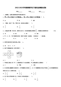 2022-2023学年陵县数学五下期末监测模拟试题含解析