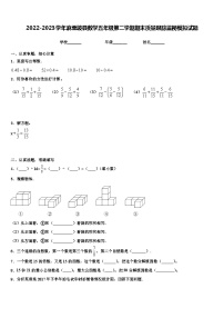 2022-2023学年麻栗坡县数学五年级第二学期期末质量跟踪监视模拟试题含解析