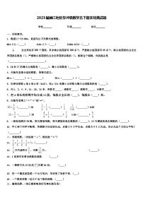 2023届丽江地区华坪县数学五下期末经典试题含解析