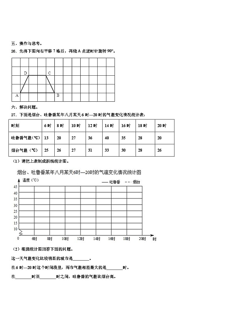2022-2023学年西藏山南地区扎囊县数学五下期末学业水平测试试题含解析第3页