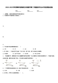 2022-2023学年邯郸市馆陶县五年级数学第二学期期末学业水平测试模拟试题含解析