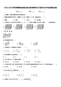 2022-2023学年阿坝藏族羌族自治州九寨沟县数学五下期末学业水平测试模拟试题含解析