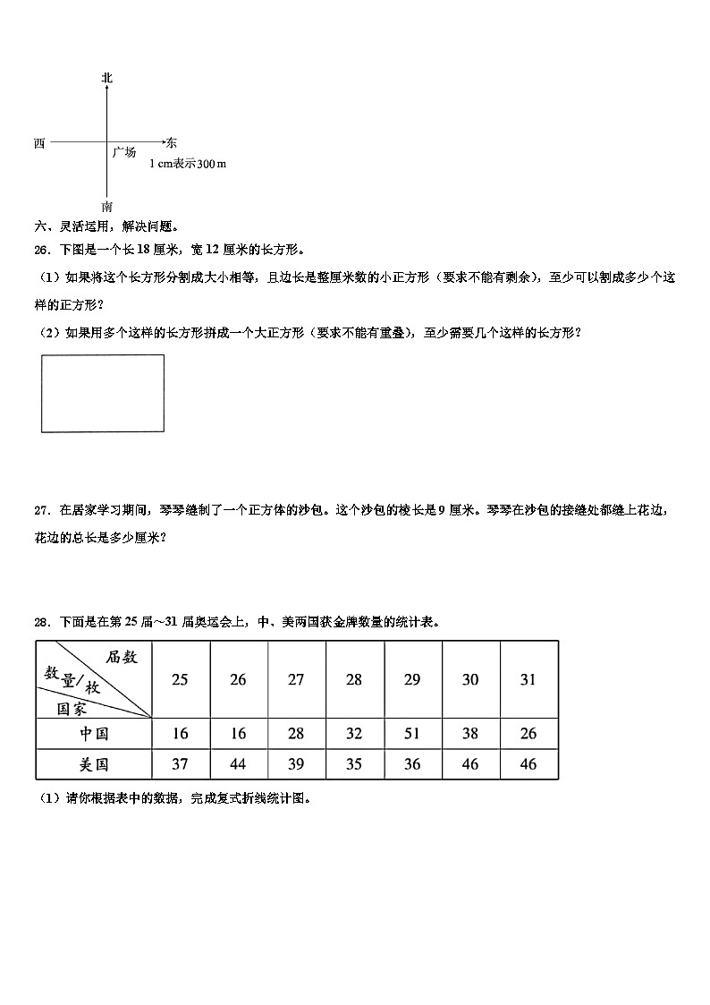 2023届云南省保山市腾冲县数学五下期末联考试题含解析03