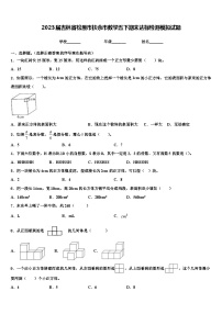 2023届吉林省松原市扶余市数学五下期末达标检测模拟试题含解析