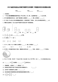 2023届吉林省白山市靖宇县数学五年级第二学期期末综合测试模拟试题含解析