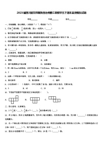 2023届四川省甘孜藏族自治州雅江县数学五下期末监测模拟试题含解析