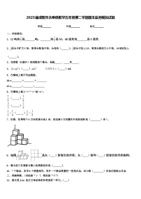 2023届咸阳市永寿县数学五年级第二学期期末监测模拟试题含解析