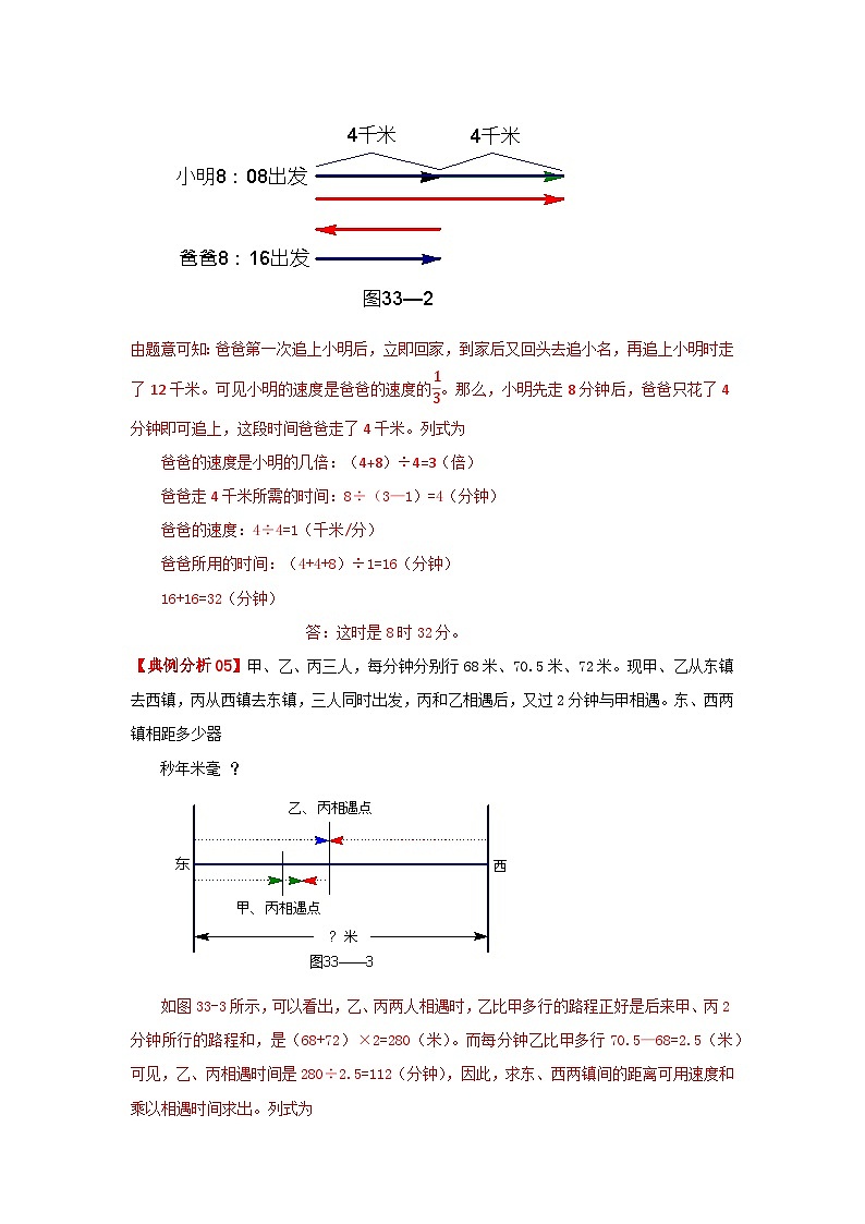 专题19 行程问题（相遇、追击、多次相遇问题） —2022-2023学年六年级数学思维拓展精编讲义（原卷+解析）通用版03