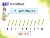 青岛版小学一年级数学下册十儿童乐园总复习领域一数与代数1作业课件