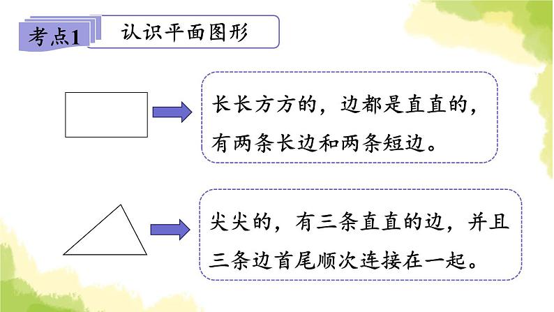 青岛版小学一年级数学下册十儿童乐园总复习领域二图形与几何作业课件04