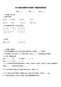 2023届尼玛县数学五年级第二学期期末调研试题含解析