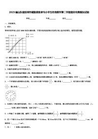 2023届山东省胶州市铺集镇张家屯小学五年级数学第二学期期末经典模拟试题含解析