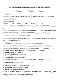 2023届山东省聊城市茌平县数学五年级第二学期期末复习检测试题含解析