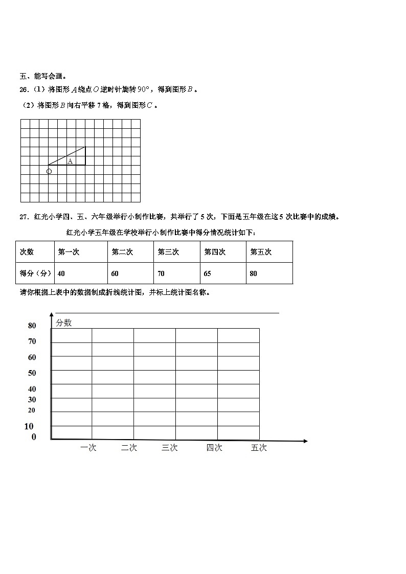 2023届平顶山市汝州市数学五下期末达标检测模拟试题含解析第3页