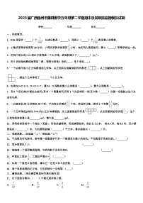 2023届广西梧州市藤县数学五年级第二学期期末质量跟踪监视模拟试题含解析