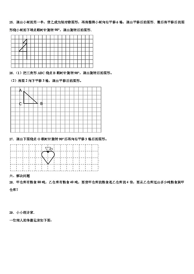 2023届晋城市沁水县五年级数学第二学期期末监测试题含解析第3页