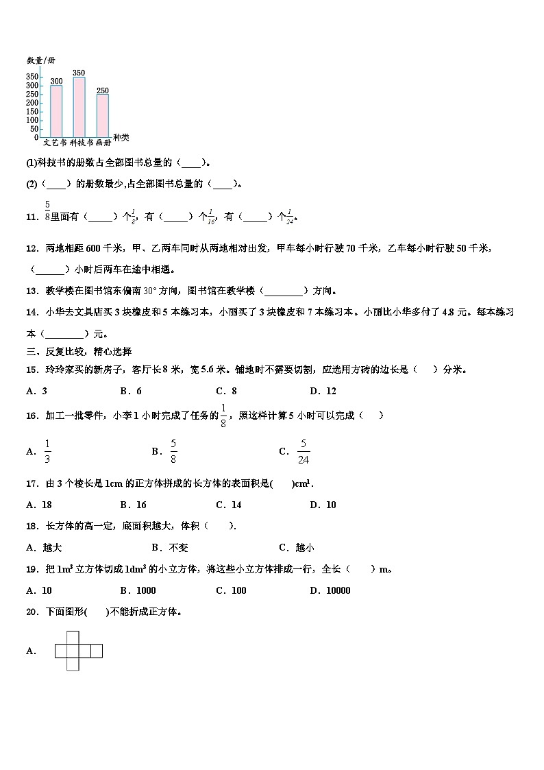 2023届河北省邯郸市邯郸县数学五下期末学业质量监测试题含解析02
