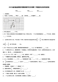 2023届河南省濮阳市濮阳县数学五年级第二学期期末达标检测试题含解析