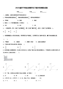 2023届济宁市鱼台县数学五下期末检测模拟试题含解析