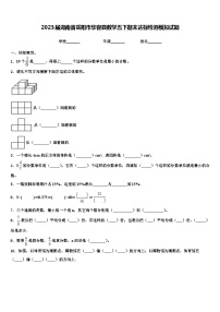 2023届湖南省岳阳市华容县数学五下期末达标检测模拟试题含解析