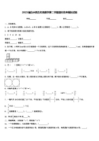 2023届白水县五年级数学第二学期期末统考模拟试题含解析