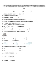 2023届甘肃省临夏回族自治州东乡族自治县五年级数学第二学期期末复习检测模拟试题含解析