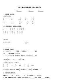 2023届炉霍县数学五下期末预测试题含解析