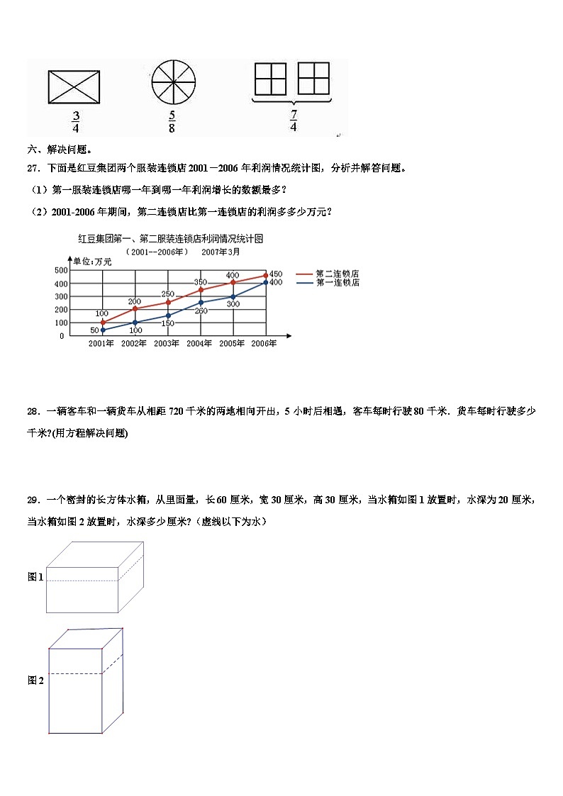 2023届福建省泉州市安溪县数学五下期末统考试题含解析第3页