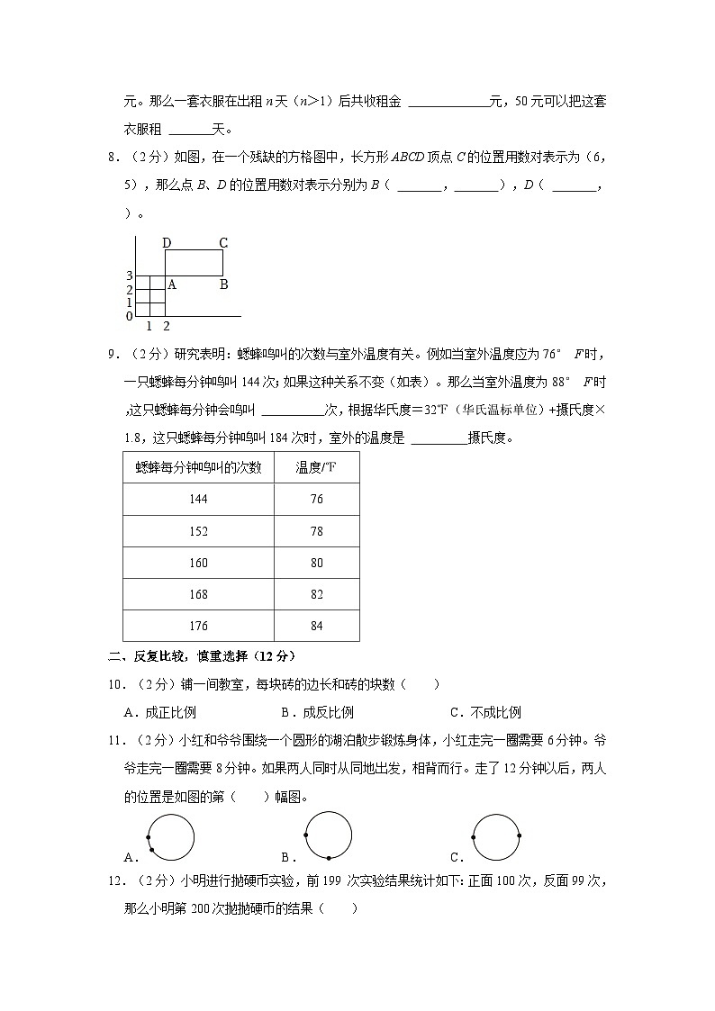 2023年山西省忻州市忻府区现代双语学校小升初数学试卷02