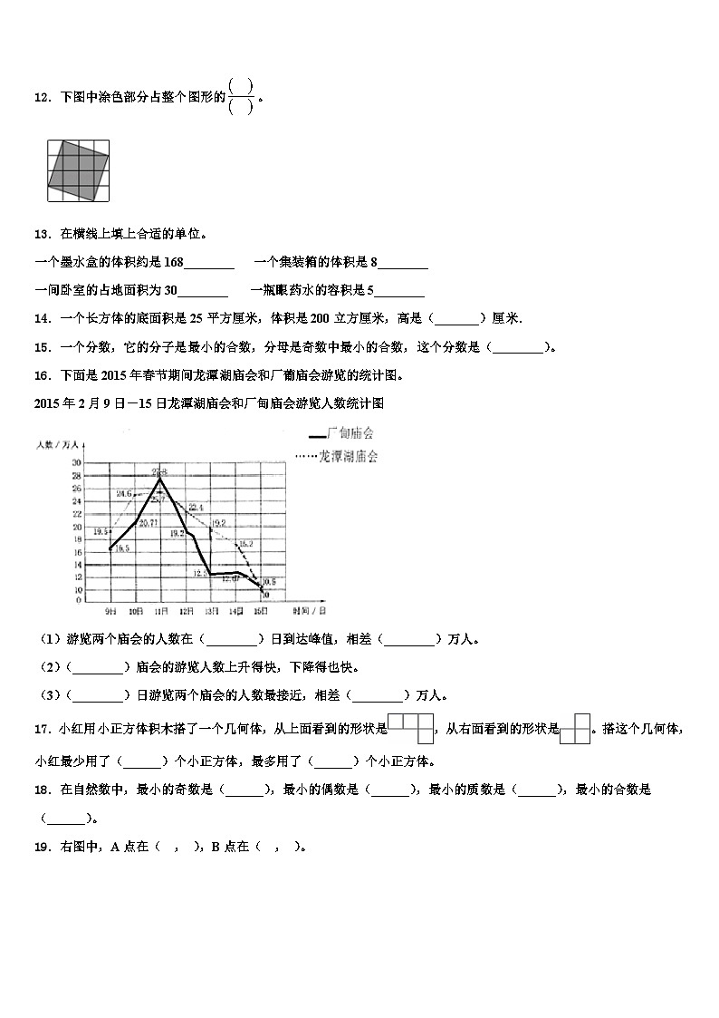 2023届辽宁省本溪市平山区数学五下期末质量跟踪监视试题含解析第2页