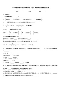 2023届邵阳市新宁县数学五下期末质量跟踪监视模拟试题含解析