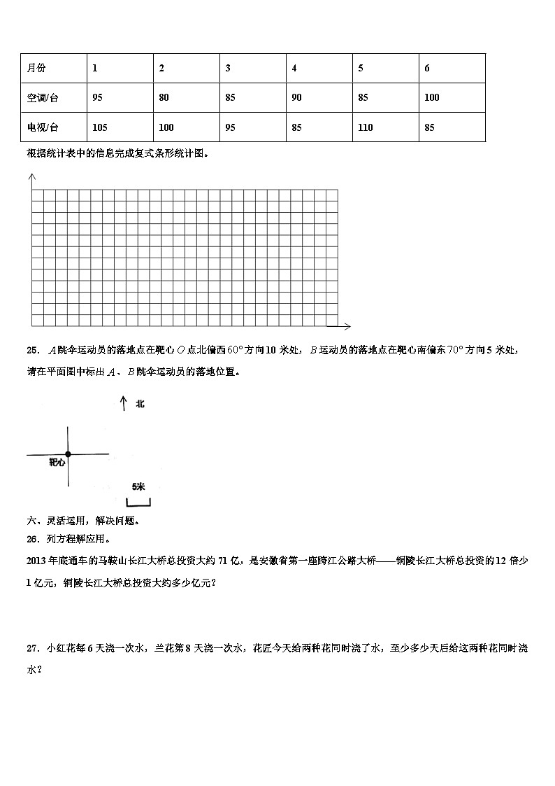 2023届马山县数学五年级第二学期期末经典模拟试题含解析第3页