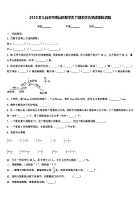 2023年七台河市桃山区数学五下期末综合测试模拟试题含解析