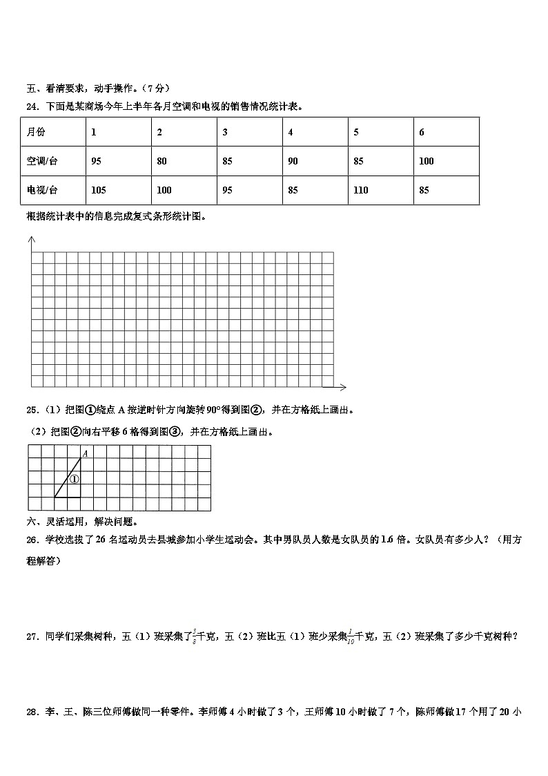 2023届韶关市乳源瑶族自治县数学五下期末复习检测模拟试题含解析第3页