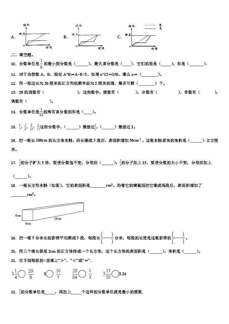 2023年佛山市数学五下期末综合测试模拟试题含解析第2页