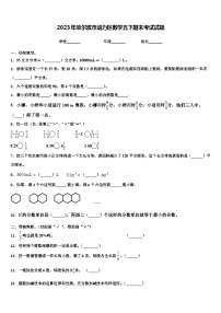 2023年哈尔滨市动力区数学五下期末考试试题含解析