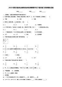 2023年四川省凉山彝族自治州会理县数学五下期末复习检测模拟试题含解析